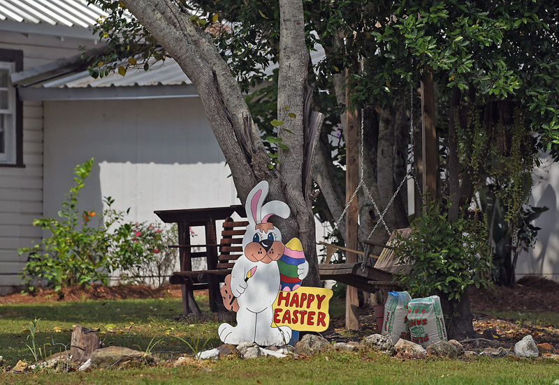 Easter decorations in the Wiregrass